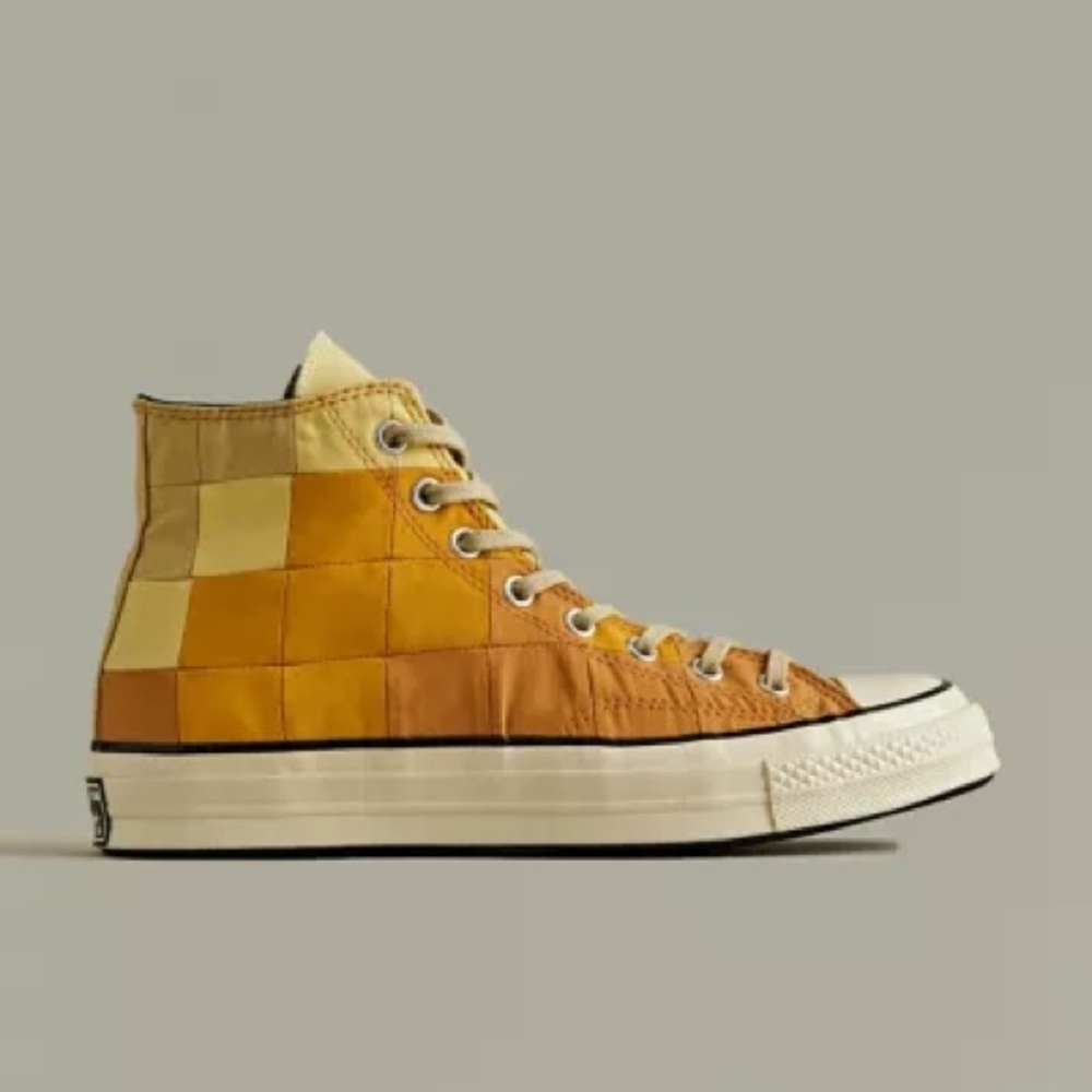 Converse Chuck Taylor All Star 70 Hi Top Canvas Patchwork in yellow & orange